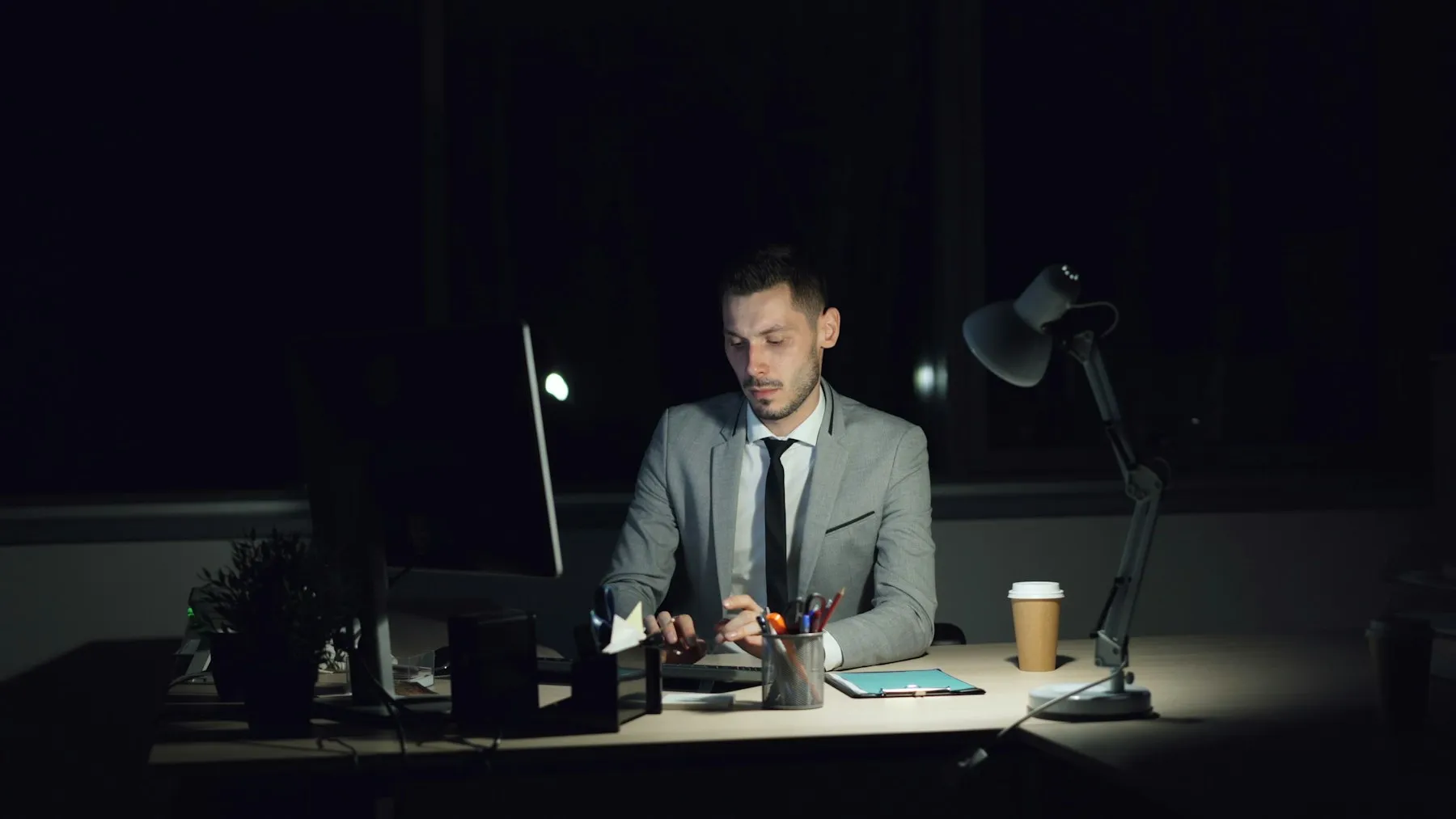 A reviewer working through a flagged session at their desk